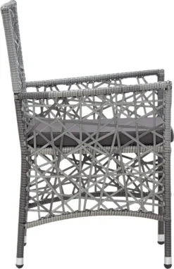 Prolenta Premium - Chaises De Jardin De Jardin 2 Pcs Avec Coussins Poly Rotin Gris -Jardin Meubles Magasin 773x1200