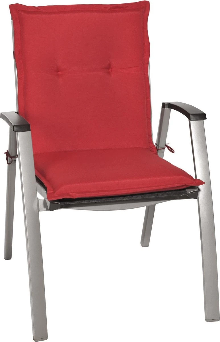 Beautissu Cushion Loft NL 100 X 50 X 6 Cm – Coussin Rouge – Coussin D'assise Chaise De Jardin 4 Beautissu Cushion Loft NL 100 X 50 X 6 Cm – Coussin Rouge – Coussin D'assise Chaise De Jardin – Image 4