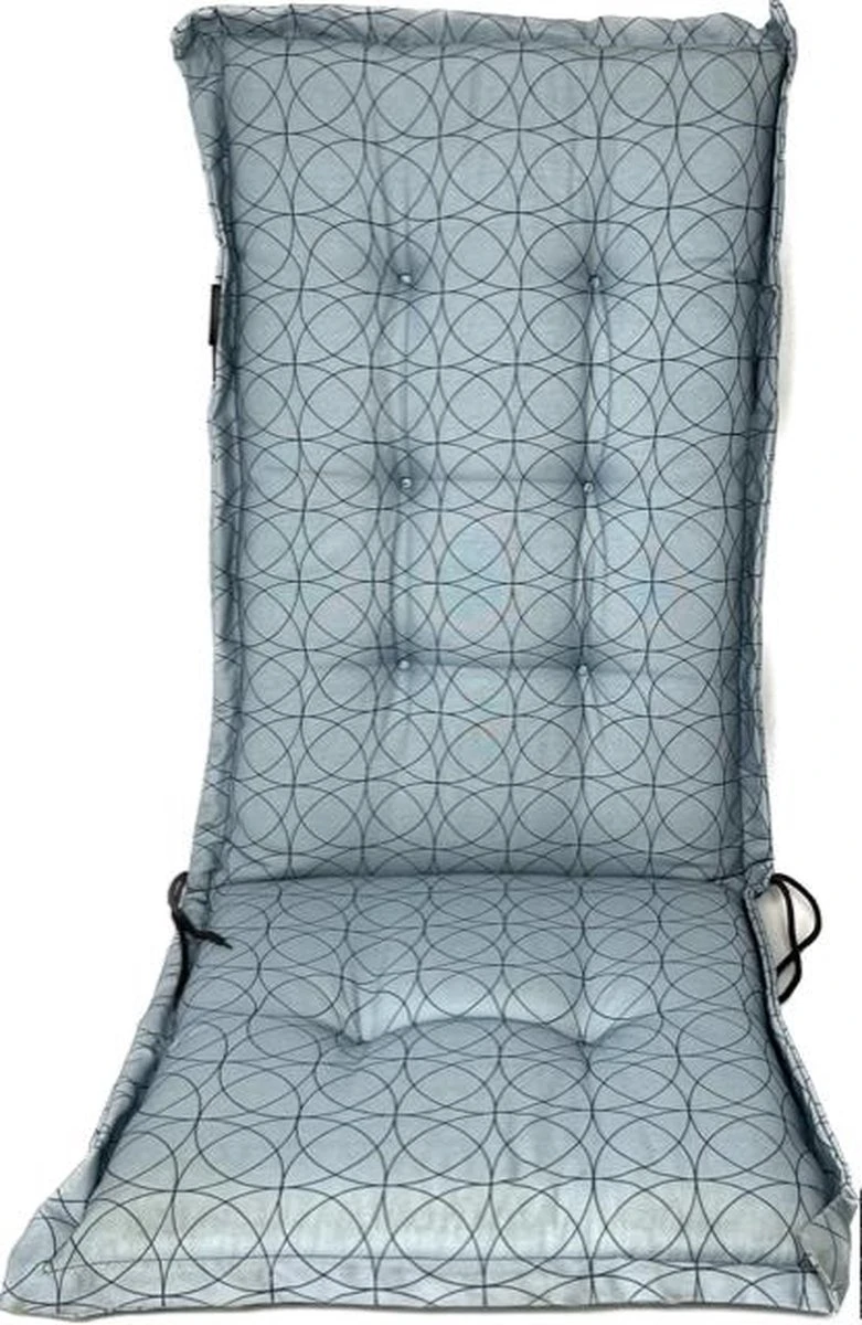 Madison Coussin De Chaise De Jardin Dossier Haut 50x123 Cm Circle Bleu Outdoor 1 Madison Coussin De Chaise De Jardin Dossier Haut 50x123 Cm Circle Bleu Outdoor