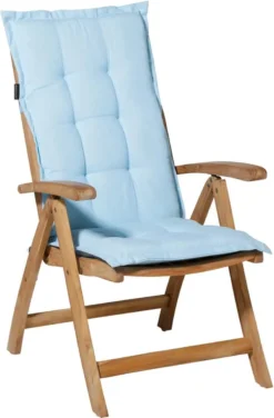 Madison - Coussin De Jardin - Universel - Dossier Haut - 6 Pcs. - Panama Skyway - 123x50cm - Blauw - Coussins De Chaise De Jardin - Chaise Standard -Jardin Meubles Magasin 788x1200 5