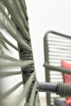 Garden Impressions Ensemble De Salon Hermes 5 Pièces - Vert Mousse De Corde - Noir Carbone / Gris Mystique -Jardin Meubles Magasin 798x1200 1