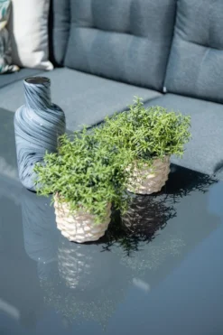 Garden Impressions Ensemble De Salle à Manger Jaru Gris Avec 2 Tabourets à Droite -Jardin Meubles Magasin 800x1200 30