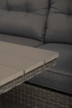 Grijs Riviera | Ensemble De Salon Set Angle Ensemble De Salle à Manger Ensemble De Jardin | Osier | Poufs Angle, Table Haute De Jardin, 2 Hockers | 6 Places -Jardin Meubles Magasin 800x1200 42