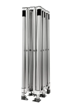 Tente De Fête Professionnelle Easy-Up 3x6 M Tente Pliante GO-UP50-PVC Mm Aluminium Avec Tissu PVC Ribstop Toutes Saisons Blanc Incl. Sac De Transport Gratuit Sur Roulettes Et Kit D'arrimage Avec Piquets -Jardin Meubles Magasin 800x1200 5