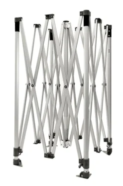 Tente Easy Up Party - Tente Pliante - 3x3 M GO-UP40 Mm Aluminium Blanc Comprend Un Sac De Transport Gratuit Sur Roulettes Et Un Kit D'arrimage Avec Piquets -Jardin Meubles Magasin 800x1200 9