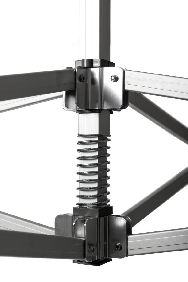 Tente De Fête Easy-Up 3x4,5 M Tente Pliante GO-UP40 Mm Aluminium Noir Incl. Sac De Transport Gratuit Sur Roulettes Et Kit D'arrimage Avec Piquets 2 Tente De Fête Easy-Up 3x4,5 M Tente Pliante GO-UP40 Mm Aluminium Noir Incl. Sac De Transport Gratuit Sur Roulettes Et Kit D'arrimage Avec Piquets – Image 2