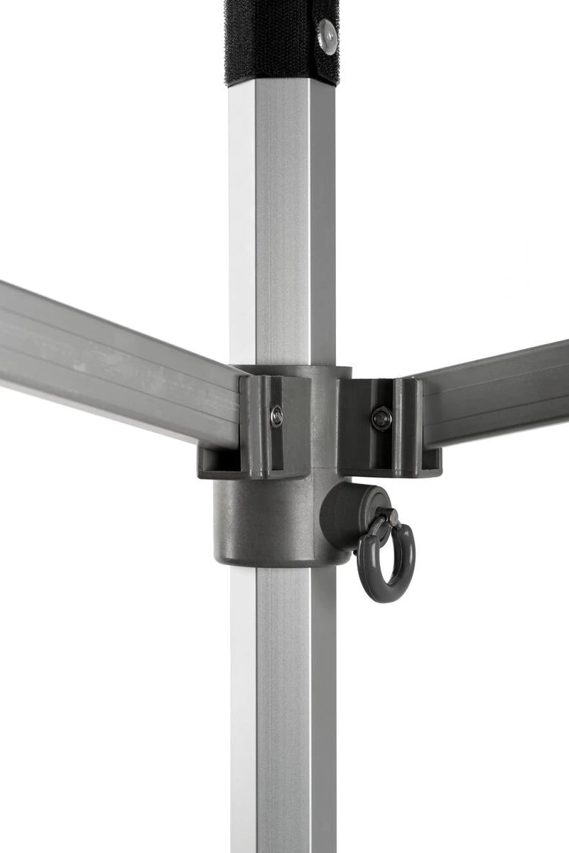 Tente De Fête Easy-Up 3x4,5 M Tente Pliante GO-UP40 Mm Aluminium Noir Incl. Sac De Transport Gratuit Sur Roulettes Et Kit D'arrimage Avec Piquets 4 Tente De Fête Easy-Up 3x4,5 M Tente Pliante GO-UP40 Mm Aluminium Noir Incl. Sac De Transport Gratuit Sur Roulettes Et Kit D'arrimage Avec Piquets – Image 4