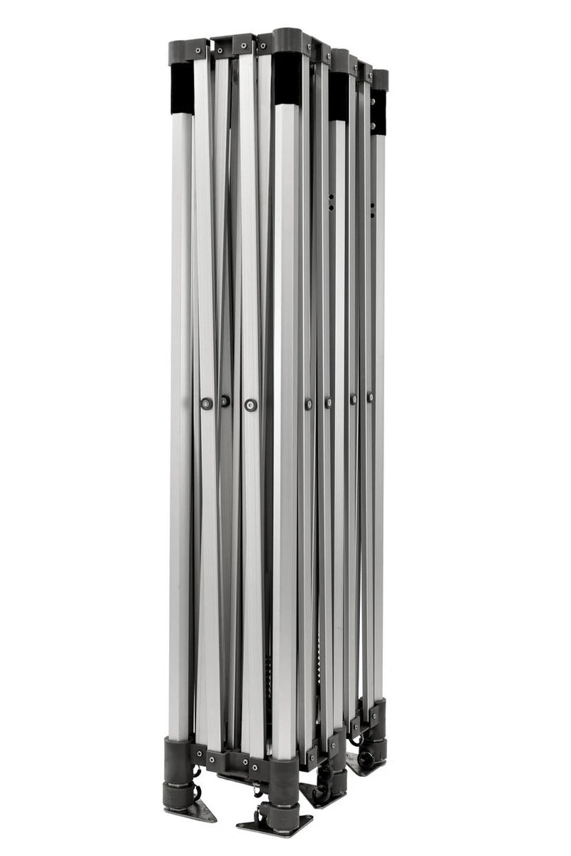 Tente De Fête Easy-Up 3x6 M Tente Pliante GO-UP40 Mm Aluminium Noir Incl. Sac De Transport Gratuit Sur Roulettes Et Kit D'arrimage Avec Piquets 3 Tente De Fête Easy-Up 3x6 M Tente Pliante GO-UP40 Mm Aluminium Noir Incl. Sac De Transport Gratuit Sur Roulettes Et Kit D'arrimage Avec Piquets – Image 3