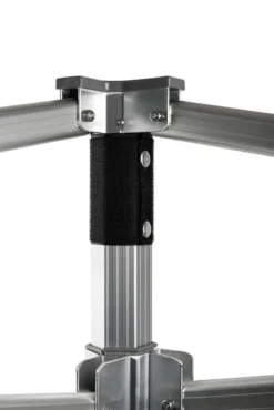 Tente De Fête Easy-Up 3x4,5 M - Tente Pliante Professionnelle GO-UP50 Aluminium Noir Incl. Sac De Transport Gratuit Sur Roulettes Et Kit D'arrimage Avec Piquets -Jardin Meubles Magasin 801x1200 7