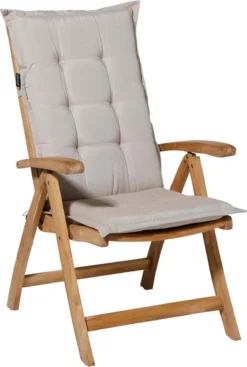 Madison - Coussin De Jardin - Universel - Dossier Haut - 4 Pcs. - Lin Panama - 123x50cm - Beige - Coussins De Chaise De Coussins De Chaise De Jardin - Chaise Standard 6 Madison - Coussin De Jardin - Universel - Dossier Haut - 4 Pcs. - Lin Panama - 123x50cm - Beige - Coussins De Chaise De Coussins De Chaise De Jardin - Chaise Standard -Jardin Meubles Magasin 807x1200 1