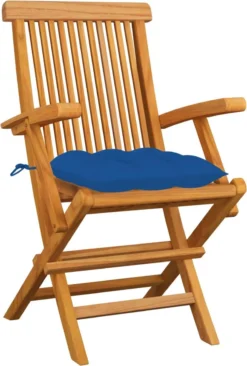 Prolenta Premium - Chaises De Jardin De Jardin 6 Pcs Avec Coussins Bleus En Teck Massif 17 Prolenta Premium - Chaises De Jardin De Jardin 6 Pcs Avec Coussins Bleus En Teck Massif -Jardin Meubles Magasin 809x1200 10