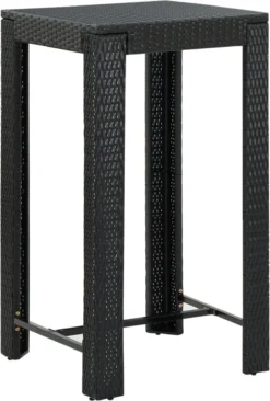 Ensemble De Bar De Jardin Premium - Ensemble De Bar De Jardin 3 Pièces Avec Coussins Poly Rotin Noir -Jardin Meubles Magasin 809x1200 15