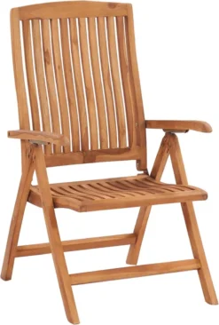 Prolenta Premium - Chaises De Jardin De Jardin 8 Pcs Réglables Avec Coussins En Teck Massif -Jardin Meubles Magasin 809x1200 8