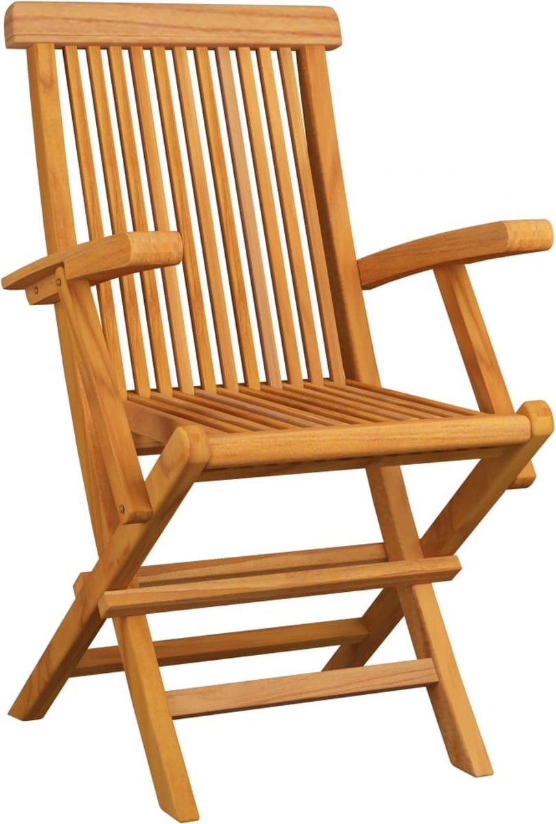 Chaises De Jardin VidaLife 3 Pcs Avec Coussins En Teck Massif De Couleur Anthracite 3 Chaises De Jardin VidaLife 3 Pcs Avec Coussins En Teck Massif De Couleur Anthracite – Image 3