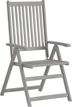 Prolenta Premium - Chaises De Jardin De Jardin 4 Pcs Réglables Avec Coussins En Bois D'acacia Massif -Jardin Meubles Magasin 810x1200 2