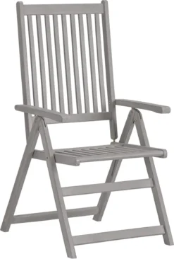 Chaises De Jardin Chaises De Jardin 4 Pcs Réglables Avec Coussins En Bois D'acacia Massif -Jardin Meubles Magasin 810x1200 9