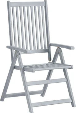 Prolenta Premium - Chaises De Jardin De Jardin 6 Pcs Réglables Avec Coussins En Bois D'acacia Massif -Jardin Meubles Magasin 811x1200