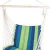 Chaise Suspendue Brésilienne De Luxe Oneiro BLEU - ø 100x90cm - Hamac - Hamac Avec Support - été - Jardin - Articles De Jardin - Relax - Meubles De Jardin