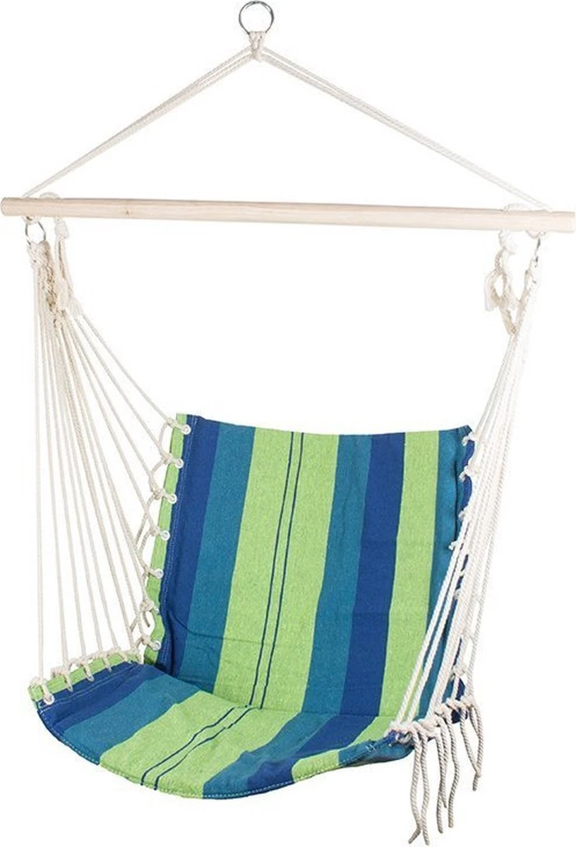 Chaise Suspendue Brésilienne De Luxe Oneiro BLEU - ø 100x90cm - Hamac - Hamac Avec Support - été - Jardin - Articles De Jardin - Relax - Meubles De Jardin 1 Chaise Suspendue Brésilienne De Luxe Oneiro BLEU - ø 100x90cm - Hamac - Hamac Avec Support - été - Jardin - Articles De Jardin - Relax - Meubles De Jardin