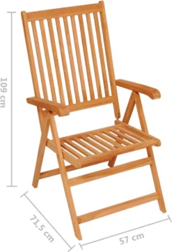 VidaXL Chaises De Jardin De Jardin 4 Pièces Avec Coussins à VidaXL Gris Teck Massif 22 VidaXL Chaises De Jardin De Jardin 4 Pièces Avec Coussins à VidaXL Gris Teck Massif -Jardin Meubles Magasin 819x1200 1