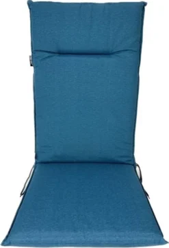 Coussin De Chaise De Jardin Madison Dossier Haut 50x120 Cm Universal Eco Bleu Outdoor