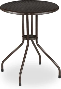 Relaxdays Table De Jardin Ronde - Table De Bistrot - Table D'appoint De Jardin - Salon De Jardin - Table De Balcon -Jardin Meubles Magasin 823x1200 1
