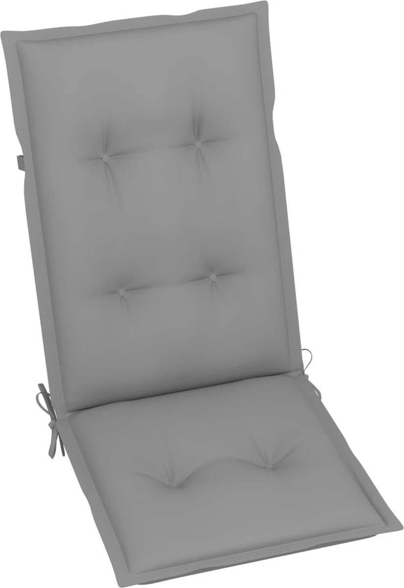 VidaXL Chaises De Jardin De Jardin 2 Pièces Réglables Avec Coussins En VidaXL Massif 3 VidaXL Chaises De Jardin De Jardin 2 Pièces Réglables Avec Coussins En VidaXL Massif – Image 3