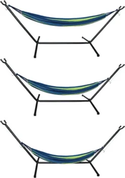 Hamac De Luxe Pour 2 Personnes Comprenant Un Maximum Standard De 200 Kg De Tissu En Coton Robuste De 150 Cm -Jardin Meubles Magasin 841x1200