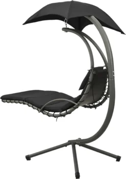 Prolenta Premium - Chaise à Bascule - Chaise à Bascule De Jardin 190x90x200 Cm Tissu Noir Et Gris - Zwart - Balançoire 11 Prolenta Premium - Chaise à Bascule - Chaise à Bascule De Jardin 190x90x200 Cm Tissu Noir Et Gris - Zwart - Balançoire -Jardin Meubles Magasin 842x1200 1