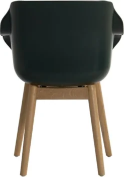 Set De 4 - Fauteuil De Salle à Manger Hartman Sophie Studio - Vert Nuit - Pied En Teck -Jardin Meubles Magasin 842x1200 3