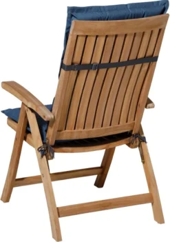 Madison - Coussin De Jardin - Universel - Dossier Bas - 4 Pcs. - Plein Air Oxford Blue - 105x50cm - Blauw - Coussins De Chaise De Jardin - Chaise Standard -Jardin Meubles Magasin 844x1200 4