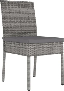 La Dolce Vita - Salon De Jardin 3 Pièces - Salon De Terrasse - Salon De Jardin Avec Chaises Et Table - Salon De Plein Air Poly Rotin Gris -Jardin Meubles Magasin 850x1200 7