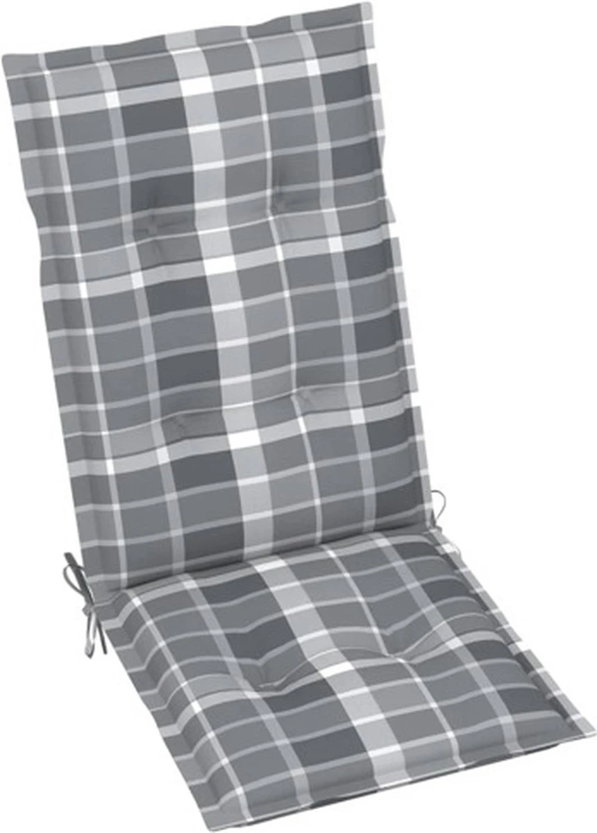 VidaXL Chaises De Jardin De Jardin 4 Pièces Avec Coussins à VidaXL Gris Teck Massif 5 VidaXL Chaises De Jardin De Jardin 4 Pièces Avec Coussins à VidaXL Gris Teck Massif – Image 5