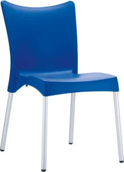 Clp Chaise Empilable JULIETTE, Chaise De Jardin XXL , Chaise Bistrot, Chaise En Plastique, Chaise De Balcon, Chaise D' Outdoor Chaise D' Extérieur , Structure En Aluminium, Max 160 Kg, Siège En Plastique, - Noir, -Jardin Meubles Magasin 867x1200 3