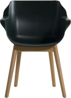 Set De 4 - Fauteuil De Salle à Manger Hartman Sophie Studio - Vert Nuit - Pied En Teck -Jardin Meubles Magasin 873x1200 1