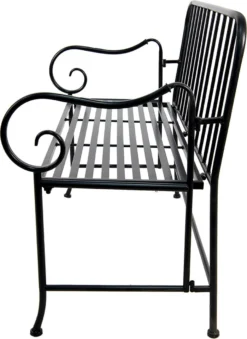 Banc De Jardin Clayre & Eef 104*57*83 Cm Banc En Fer Zwart Banc D'extérieur Mobilier De Jardin De Jardin 6 Banc De Jardin Clayre & Eef 104*57*83 Cm Banc En Fer Zwart Banc D'extérieur Mobilier De Jardin De Jardin -Jardin Meubles Magasin 875x1200