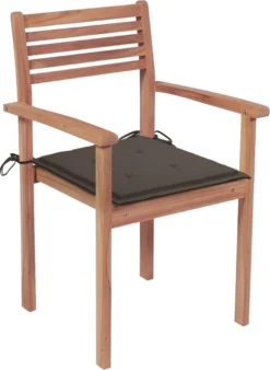 Prolenta Premium - Chaises De Jardin De Jardin 4 Pcs Avec Coussins Taupe En Teck Massif -Jardin Meubles Magasin 876x1200 3