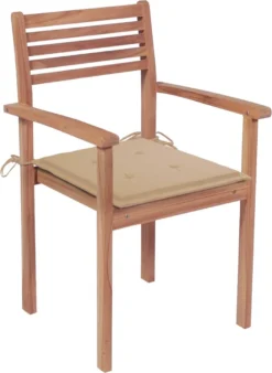 Prolenta Premium - Chaises De Jardin De Jardin 4 Pcs Avec Coussins Beiges En Teck Massif 22 Prolenta Premium - Chaises De Jardin De Jardin 4 Pcs Avec Coussins Beiges En Teck Massif -Jardin Meubles Magasin 877x1200