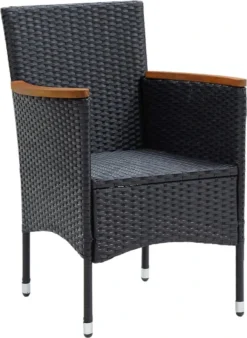 La Dolce Vita - Salon De Jardin 5 Pièces - Salon De Terrasse - Salon De Jardin Avec Chaises Et Table - Salon De Plein Air Avec Coussins Poly Rotin Noir 13 La Dolce Vita - Salon De Jardin 5 Pièces - Salon De Terrasse - Salon De Jardin Avec Chaises Et Table - Salon De Plein Air Avec Coussins Poly Rotin Noir -Jardin Meubles Magasin 877x1200 4