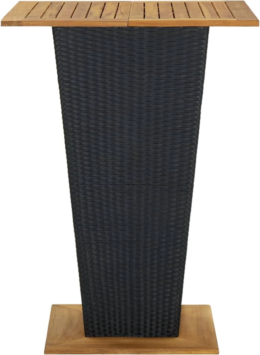 Ensemble De Bar De Jardin Premium - Ensemble Bar De Jardin 9 Pièces Avec Coussins Poly Rotin Noir 3 Ensemble De Bar De Jardin Premium - Ensemble Bar De Jardin 9 Pièces Avec Coussins Poly Rotin Noir – Image 3