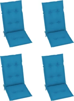 VidaXL Chaises De Jardin De Jardin 4 Pièces Réglables Avec Coussins En VidaXL Massif 22 VidaXL Chaises De Jardin De Jardin 4 Pièces Réglables Avec Coussins En VidaXL Massif -Jardin Meubles Magasin 883x1200 7