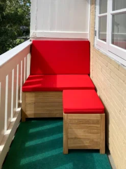 Tabouret De Balcon Avec Espace De Rangement - 50 X 50 X 40 Cm - Multifonctionnel - Table D'appoint - Repose-pieds - Chaise De Balcon - Module Banc De Balcon -Jardin Meubles Magasin 899x1200 55