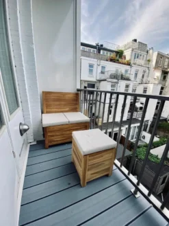 Tabouret De Balcon Avec Espace De Rangement - 50 X 50 X 40 Cm - Multifonctionnel - Table D'appoint - Repose-pieds - Chaise De Balcon - Module Banc De Balcon -Jardin Meubles Magasin 900x1200 15