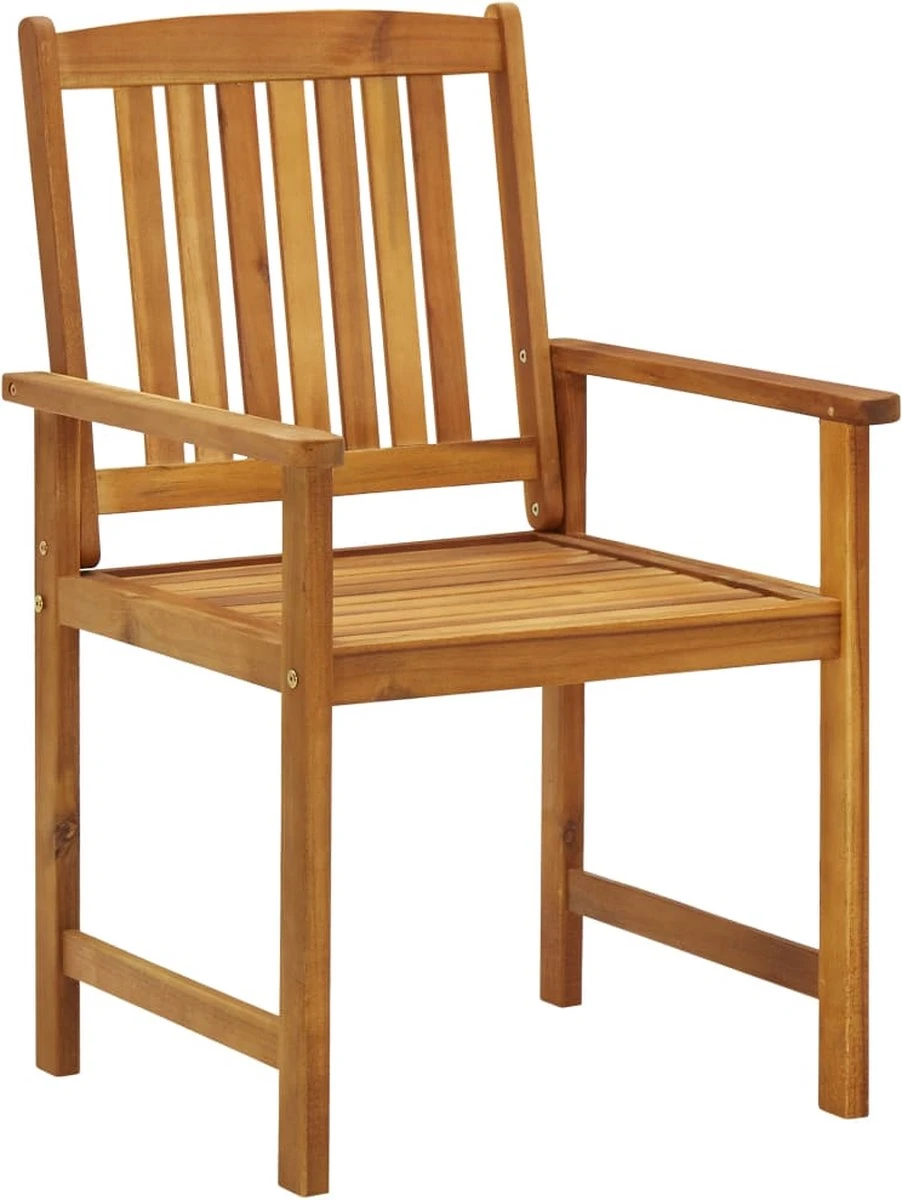 Prolenta Premium - Chaises De Jardin De Jardin 4 Pcs Avec Coussins En Bois D'acacia Massif 7 Prolenta Premium - Chaises De Jardin De Jardin 4 Pcs Avec Coussins En Bois D'acacia Massif – Image 7