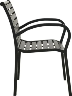 La Dolce Vita - Chaises De Jardin - Chaises D'extérieur - Chaises De Terrasse - Chaises De Jardin - Chaises Longues D'extérieur - Chaises De Table De Jardin - Chaises De Jardin 2 Pcs Acier Et HKC Noir 12 La Dolce Vita - Chaises De Jardin - Chaises D'extérieur - Chaises De Terrasse - Chaises De Jardin - Chaises Longues D'extérieur - Chaises De Table De Jardin - Chaises De Jardin 2 Pcs Acier Et HKC Noir -Jardin Meubles Magasin 905x1200