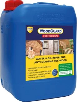 Imprégnation Pour Bois, Idéale Pour Protéger Les Meubles De Jardin Et Les Abris De Jardin - WoodGuard Pro 5L