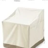 Lumaland - Housse De Protection Pour Mobilier De Jardin - Housse étanche Pour Chaise De Jardin Profonde Fauteuil De Jardin Standard - 102 (H) X 64 (L) X 79 (P) Cm - Oxford 600D 280 G / M² - Beige