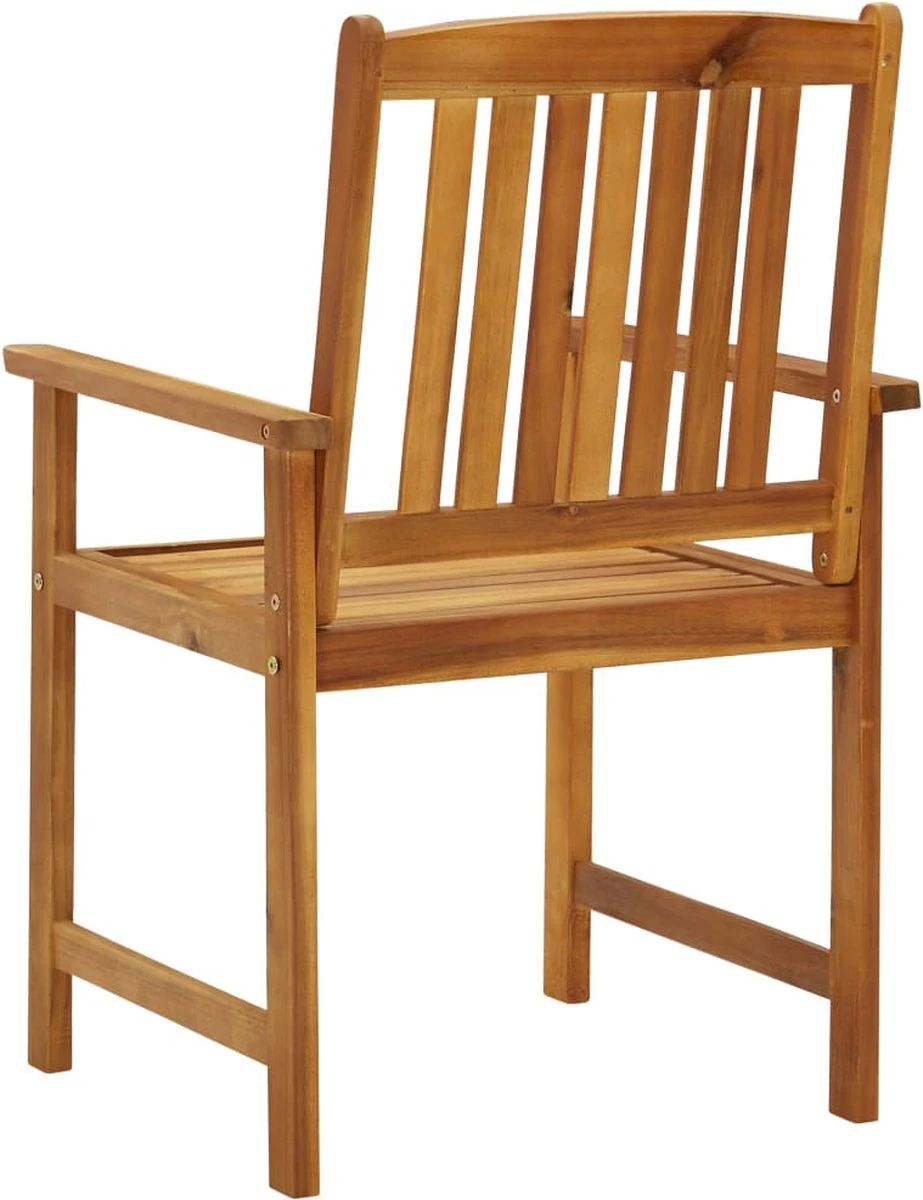 Prolenta Premium - Chaises De Jardin De Jardin 4 Pcs Avec Coussins En Bois D'acacia Massif 5 Prolenta Premium - Chaises De Jardin De Jardin 4 Pcs Avec Coussins En Bois D'acacia Massif – Image 5