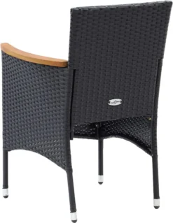 La Dolce Vita - Salon De Jardin 5 Pièces - Salon De Terrasse - Salon De Jardin Avec Chaises Et Table - Salon De Plein Air Avec Coussins Poly Rotin Noir 16 La Dolce Vita - Salon De Jardin 5 Pièces - Salon De Terrasse - Salon De Jardin Avec Chaises Et Table - Salon De Plein Air Avec Coussins Poly Rotin Noir -Jardin Meubles Magasin 929x1200