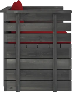 La Dolce Vita - Chaise De Jardin - Fauteuil - Fauteuil Club - Fauteuil Confort - Fauteuil Relax Avec Coussins Palette Pin -Jardin Meubles Magasin 938x1200